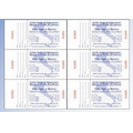 Ticket Raffle Sheets (11"x 8.5") 18/20 Lb. Sheet Color Bond